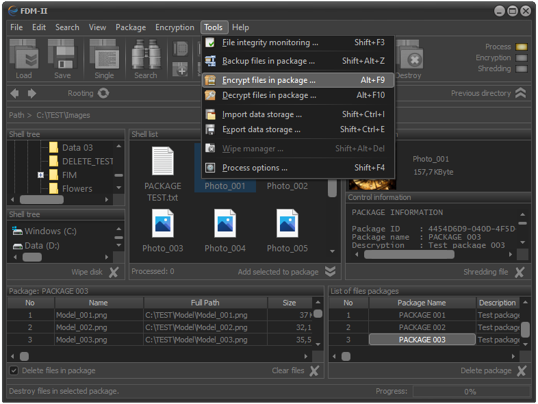 FPS - Encryption settings