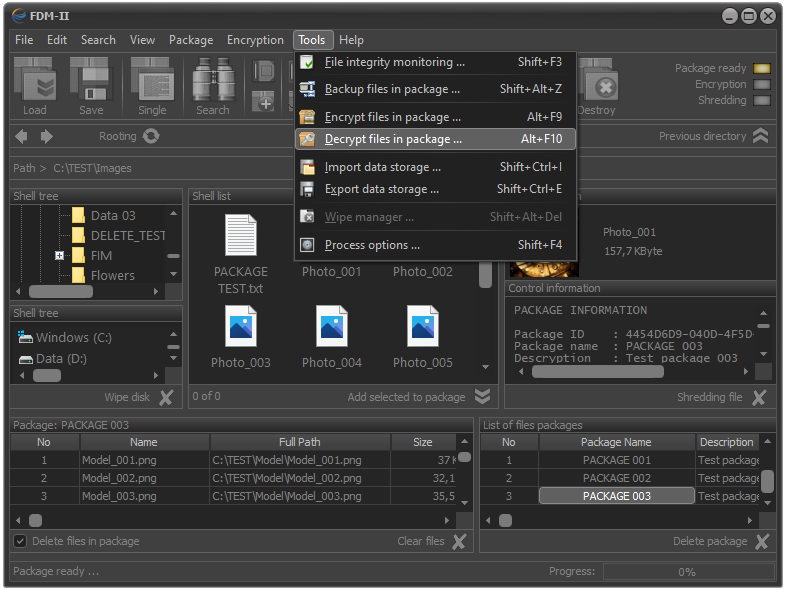 FPS - Encryption settings