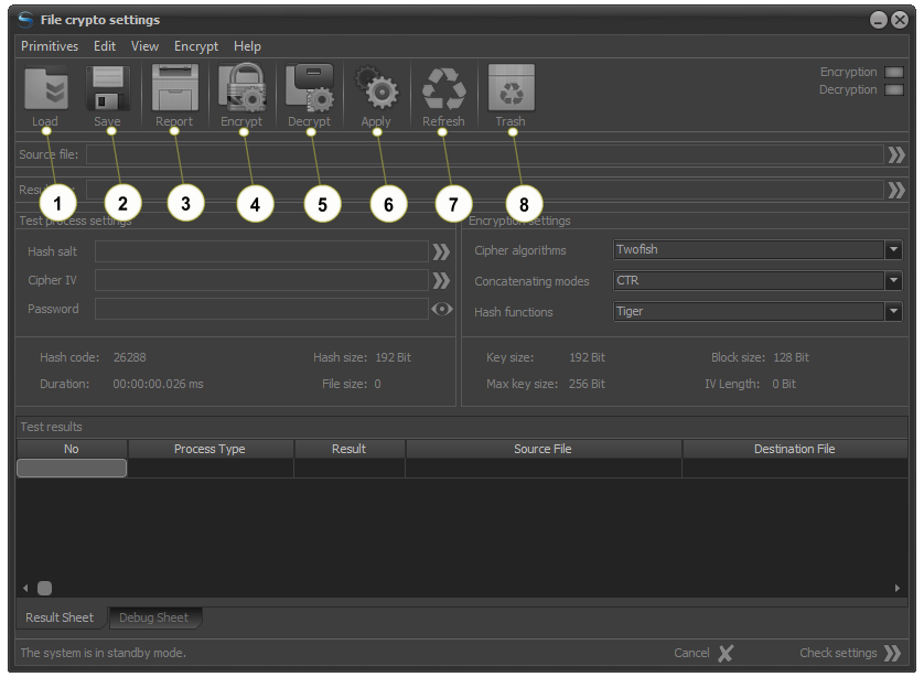 FPS - Encryption settings