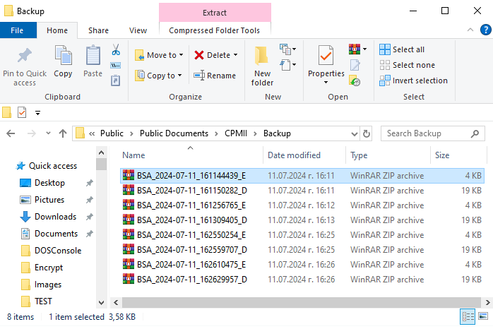 File Protect System backup